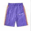 Palm Pa 2024SS Summer Men Natual Men Women Rainbow Stripes Boardshorts treatable الشاطئ