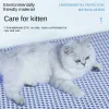 Häuser Katzenstreumatte atmungsaktivem Antiflaking absorbierende Deodorante Katzen -Toilettenmatte Antisplash Katze Kratzmatte Katze Müll Matte