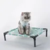 Evler Kamp Yatağı Küçük Açık Asılı Kedi Hammock Yükseltilmiş Nefes Alabilir Yuva Sağlam Plastik Tedarik Yavru Kedi