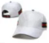 Cap Baseball Marka Projektant czapki Włochy Casquette luksusowy węża tygrys pszczoła kota płótno z udziałem mężczyzn mody Hats Casquette A6