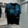 2024 Tees diseñadores para hombres T CAMISA HOMBRE MOMENTS CON LETRAS CAMISAS DE MANUES CORTAS CAMISAS DE SUMERA Men sueltos Tamaño asiático S-xxxl 420