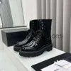 Channeles teen ontwerper laarzen schoenen naakt zwart puntige midden hiel lange korte laarzen schoenen 23.12.18s