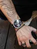 Designer Luxury Automatic Mécanique montre tchèque Leopard Celestial Mens Wormhole Concept haut de gamme High End Trend Watches for Men Mouvement