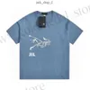 Bogen -Shirt -Kleidung Tees Edition 2023s vielseitige Modemarke Klassiker farbenfrohe Druck losen Unisex -Vogel -Designer -Shirt -Designer T -Shirt 1 KC7A ARC Jacke 917