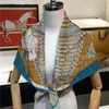 Écharpe en soie Femmes Retro Vêtements imprimés Craquins carrés Écharpes têtes Echarpes Foulards Femme Femme Wraps Châles de plage Bandana Lady Hijabs 240430