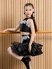 Indossare il palcoscenico danza latina esercitazioni abiti da ragazza performance danzano abito da ballo online costume di senso online