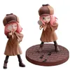 Kawaii anime spy x Family Action Figure toys pvc Anya Detective Figures décoration de bureau cadeaux mignons pour enfants 240506