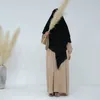 Dubai Türkei 3 Schicht Chiffon Khimar Langes Schalgebet Hijab Frauen Muslim Eid Ramadan Kleidungsstück Islamische Kleidung Abayas Abaya Niqab 240430
