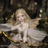 Dolls Fantasy Angel Firefly 1/6 Big Boobs Wings Spray Gradient Gold Guardian of Light Elf Archer Bjd Resin Boll