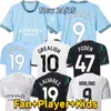 24 25 Haaland voetbaltruien Man City voetbalshirt De Bruyne Rodrigo Grealish Foden 2024 2025 MANS CITYS BERNARDO RUBEN DOKU ALVAREZ FANS Player Mannen Kit Sets