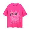 2024 Mens T Shirt T Shirt Różowa moda luźna top tee mans street street swobodne piekiecz