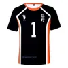 Men Shirts Haikyuu Womens T -Shirt Volleyball Herren Hemden Team Uniform Training Kleidung Frauen Hemd Erwachsene Kinder Sommer lässig Kurzhülse R Man Outfit