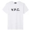 Fashion Summer Men Designer T-shirt High Quanlity APC Shirt Femmes décontractées Shirts Badge Coton Colon