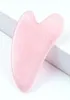 Gül Gua Sha Sha Sha Stone Kuvars Pembe Yeşim Kurulu Naturalstone Crafts Screer Çin Guasha Pad WLL8664380477