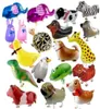 Walking Pet Balloon Party Supply Animal Helium Film en aluminium Cartoon Balloons multicolore Lovely Forest Animal Birthday Wedding8561647