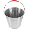 Mugs Bucket With Handle Portable Water Horse Feed Stainless Steel For Feeding