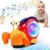 Blöcke Krabbeln Krabben Babyspielzeug mit Musik und LED Light Kleinkind Interaktive Entwicklung Spielzeug wandeln Bauchzeit Spielzeug für Babys Mädchen