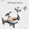 Dronlar Bagaj Mini Katlanır Taşınabilir Drone HD Hava WiFi FPV Hava Basınçlı Kalkış 3D Yuvarlanma Yatağı Kontrolü Uzaktan Kumanda Dört Helikopter Oyuncakları WX