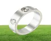 2022 Mode Sliver Gold stanloser Stahlring mit Diamantkristall für Männer Mädchen Frauen Paar in Hochzeitsversprechen Ringe6262449