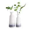 Vasi set bianco e grigio di 2 decorativi per decorazioni per la casa regalo ideale San Valentino Vaso in ceramica