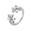 Anneaux de mariage Anneau de la femme 18 km en or Crystal Zircon Daisy Personnalisé Jewelry Couple Couple