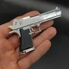 Mini pustynia orła pistoletowy model srebrny kolor ręczny fidget zabawki worka na stres wisurka wisiorek pistolet pistolet pistolet zabawka dla chłopców kolekcja dorosłych prezent 028