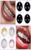 Autre hygiène buccale 3pcs Box dentaire dentaire gemme cristal Bijoux acrylique beauté ornements de diamant déco