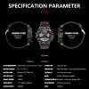 Relógios AMOLED Bluetooth Call Smart Watch Men 1.43 polegadas 466*466 HD Resolução 700mAh Bateria grande IP68 Sport Sportwatch Smartwatch Man