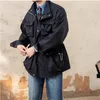 Giacche da uomo giacca da caccia impermeabile per esterni di qualità da uomo a più tasche M65 M65 Casualmente Collar COLLARE COLLARE RETRO SCRING