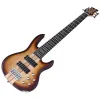 Gitaar actieve elektrische bas gitaar 6 strings massieve ashwood body nek door 43 inch goede handwerk zwart rode zonneburst natuurlijke kleur