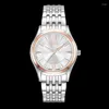 Wristwatches DOXA Ladies Quartz Watch Business Casual Round Dial Pink Strap 10Bar Waterproof High-end Atmosphere
