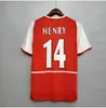 Retro Soccer Jersey Highbury Home Football Shirt Pires Henry Reyes 02 03 05 06 98 99 Bergkamp 94 95 Adams Persie 96 97 Galla 86 87 89 Wright