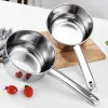 Utensils Stainless Steel Pan Pot Thickening Nonstick Suop Pan With Handle Milk Pot Hot Pot Household Cooking Tools Kitchen Utensils