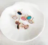 20prslot assort colors 8mm Rose gold color druzy earrings whole factory 6883665