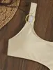 Kadın Mayo Prowow Seksi Kadın Bikinis Set İki Parça Örtü Örtüleri Yaz Plajı Kıyafetleri Düz Renk Push Yukarı Kadın Banyo Yüzme Şarjları