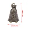 Decoratieve beeldjes 2 stks Retro China's mini bronzen sculptuur bid Boeddha Feng Shui Bell Home Garden Wind Bells Car Pendant accessoires