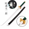 Großhandel 104cm Devil Killer Katana Kamado Flippball Soft Bambus Schwert Anime Rollenspiele Requisiten Holzmodell Kinder Geschenk Ninja Blade Katana Dekoration