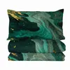 Bedding Sets Green Marble Comforter Set Soft Emerald With Gold Powder Print Pattern 3pcs Agate Ripple Bed For Adults