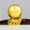 Pas voetbalvoetbal Golden Championship Cup Trophy League Cup beste speler fans souvenir cadeau hars trofee aan