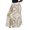 Jupes 2024 jupe de conception féminine à taille haute le motif de style ethnique rétro rétro imprimé tissu de haute qualité de haute qualité