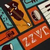 Męskie koszulki Jazz Snare Piano Music Band T Shirt Musician Saxophone Trumpet Musical Instrument Zabawny dla mężczyzn Women Casual Strtwear Tops H240506