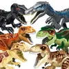 Outros brinquedos Jurassic Dinosaur World Wild Wild Raptor T-Rex Triceratops Indominus rex Modelo Bloco de construção de dinossauro Velociraptor Bloco de construção Toyl240502