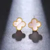 Cheap price and high-quality earring jewelry Lucky Clover Earrings Fading Versatile with common cleefly