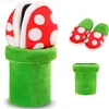 Slippers Piranha Plants Plush Funny Slippers Loafer With Pipe Pot Holder Funny Christmas Gifts For Women Mens Teens 240506