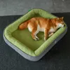 Łóżka kota meble kwadratowe matka łóżek łóżek szczeniąt psa sofa emocja ciepła gniazdo gniazda dla małych średnich psów