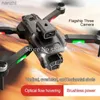 Drönare 8k Three Camera WiFi FPV RC Unmanned Aerial Vehicle 360 ​​Rolling Hinder Undvikande Optiskt flödespositionering Huvudlös läge Remote Control Four Helicopters WX