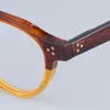 サングラスフレームアセテートマルチカラージャパンスタイルの眼鏡ハンドメイドデザイナー高品質のファッションカメの男性とレディースアイウェア