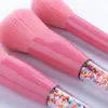 Makeup Brushes Set Candy Transparent Handle Kit Eye Shadow Foundation Blush Powder Cosmetics Make Up Brush Tool