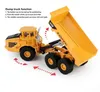 Modello Diecast Auto 3pcs Auto in lega Truck Truck Modello Dumper Toys for Boys Simulato Crawler Engineering Vehicle Cars Collection Regalo per bambini T240506