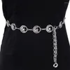 Belts 2000 Star Taist Chain for Femme Girl Cool Decorative Belt Body Bielry